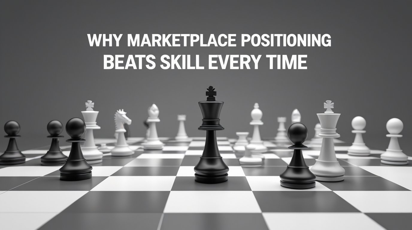 Why Marketplace Positioning Beats Skill Every Time