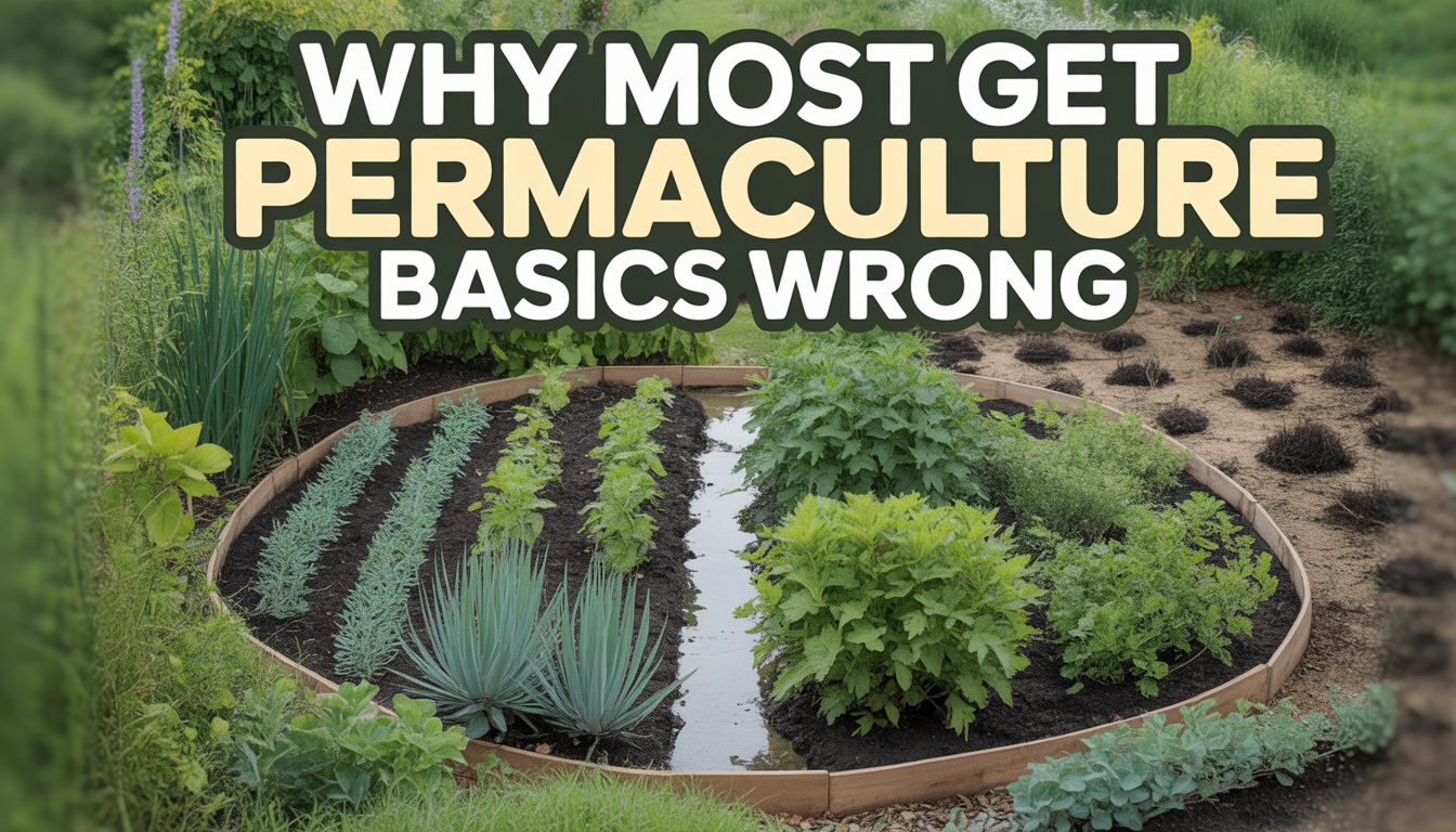 Why Most Get Permaculture Basics Wrong